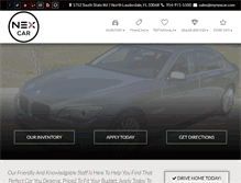 Tablet Screenshot of mynexcar.com